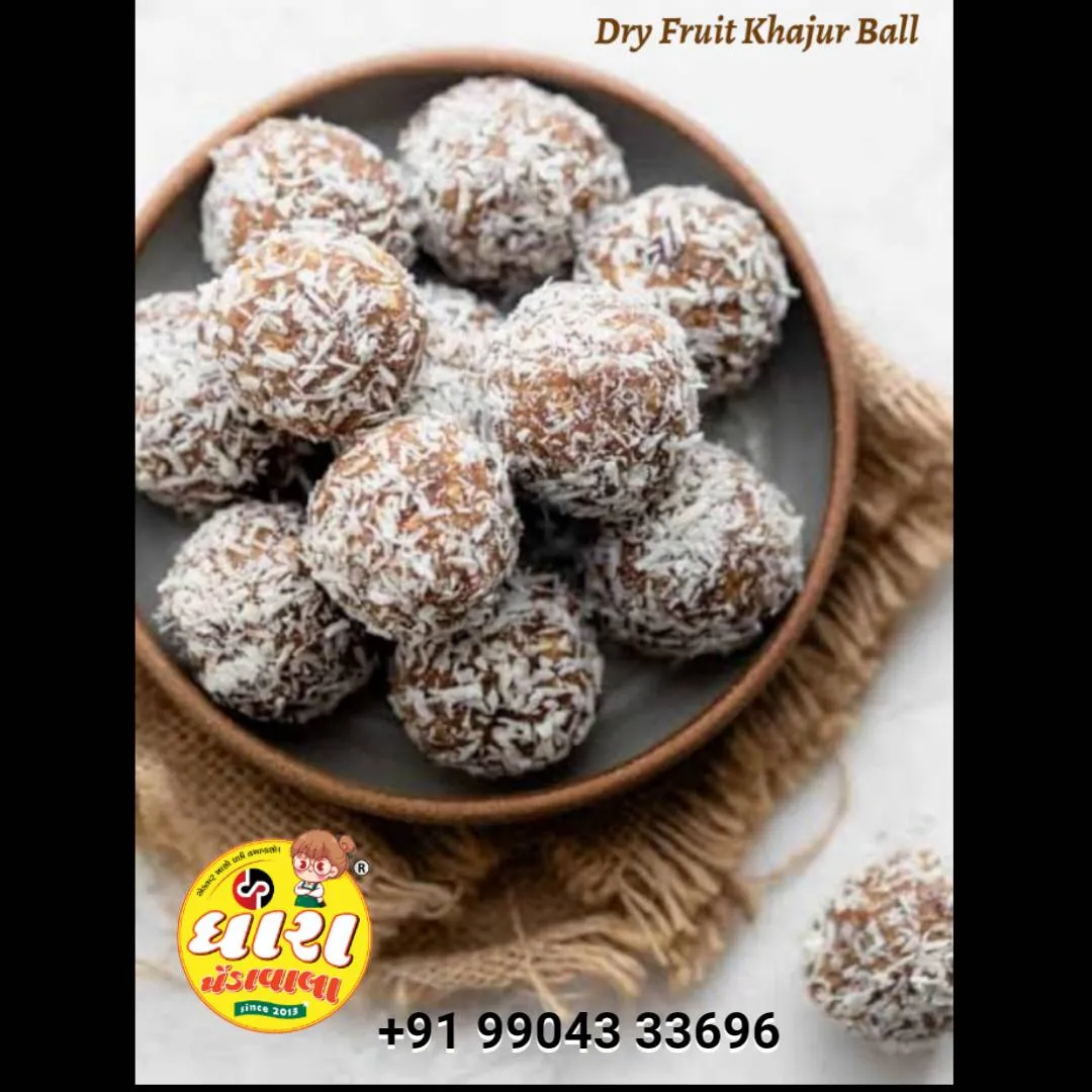 ડ્રા.ખજૂર બોલ (Dry. Khajur balls) 500gm